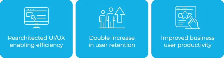 Rearchitected UX and UI