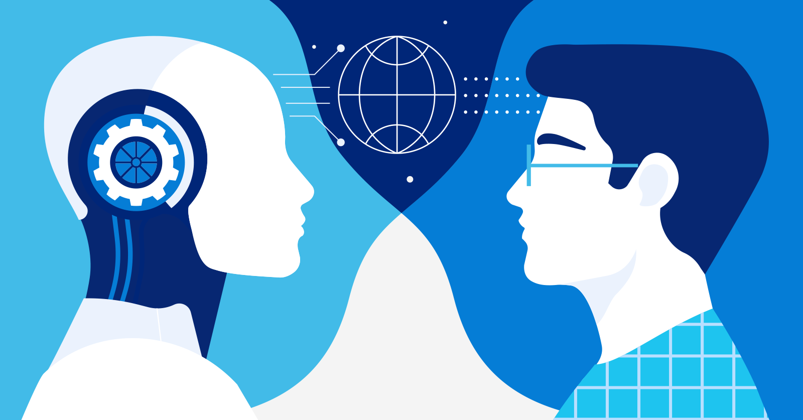 AI vs human developer raising the question of how AI will change software development in the future.